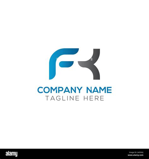 Initial FK Letter Linked Logo. Creative Letter FK Modern Business Logo Vector Template. FK Logo ...