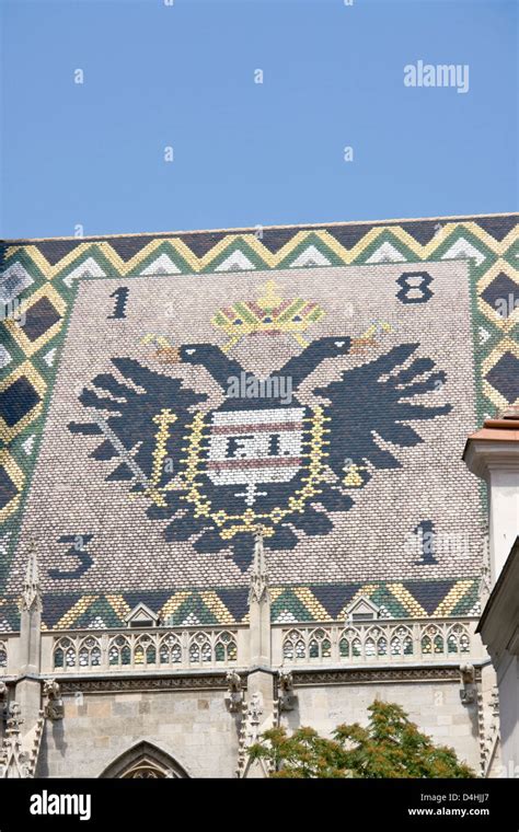 Habsburg coat of arms on Stephansdom Stock Photo - Alamy