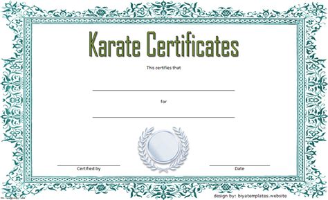 Karate Certificate Template - 10+ Great Fighter Awards