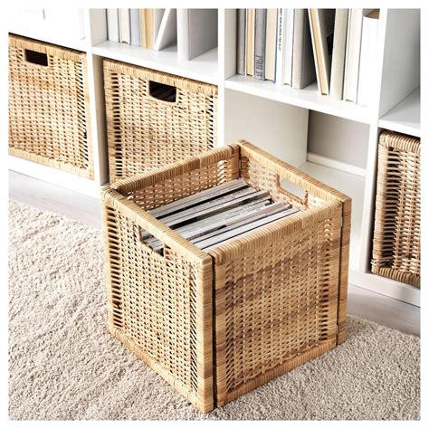 IKEA BRANÄS Basket Ikea Basket, Wicker Baskets, Cube Storage Baskets ...