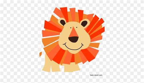 This Is A Really Cute Smiling Lion Clip Art Image That - Baby Shower ...