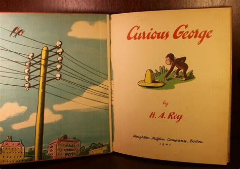 Curious George by H. A. Rey: Very Good Hardcover (1941) 1st Edition. | Ernestoic Books