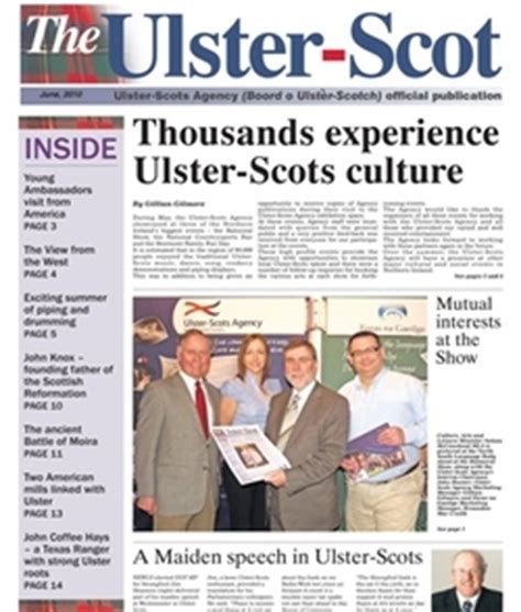 Ulster-Scot Newspaper Update