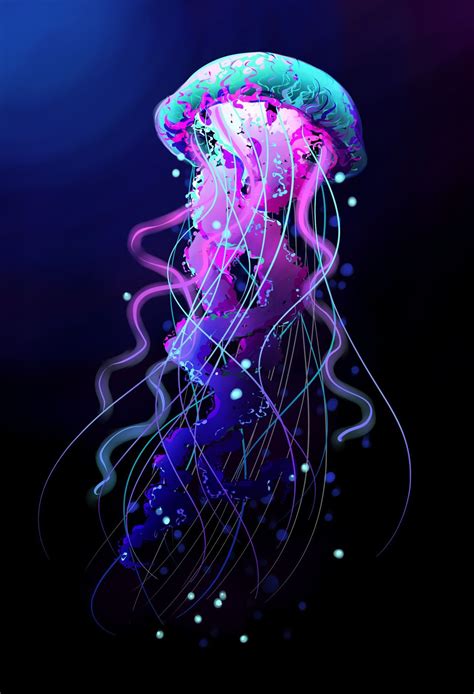 LOLLIBEEPOP#lollibeepop | Jellyfish painting, Jellyfish art, Underwater art