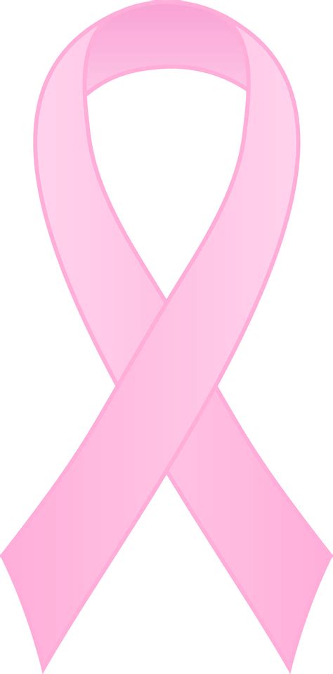 Breast Cancer Awareness Pink Ribbon - Free Clip Art