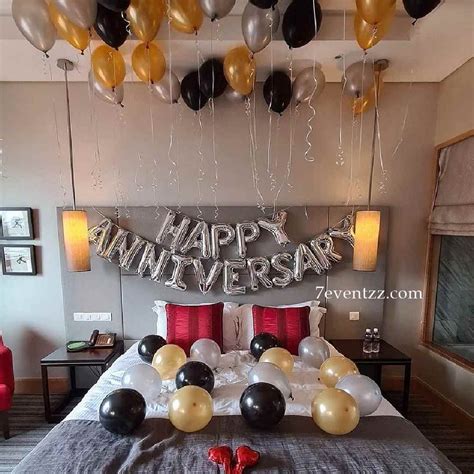 Romantic Anniversary Balloon Decorations to Surprise Your Beloved