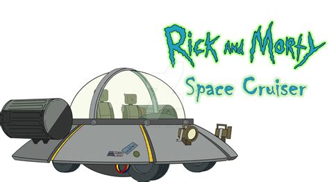 Rick Morty - Space Cruiser Sticker by RickyFL1975 on DeviantArt