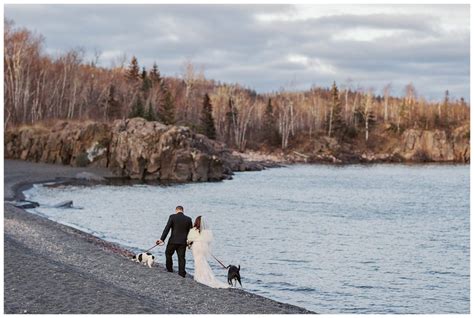 Black Beach Elopement | North Shore Minnesota • Xsperience Photography