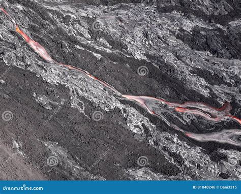 Lava Flow at Hawaii Volcano National Park Stock Photo - Image of hell ...