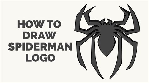 How To Draw Spiderman Logo - Lordunit28