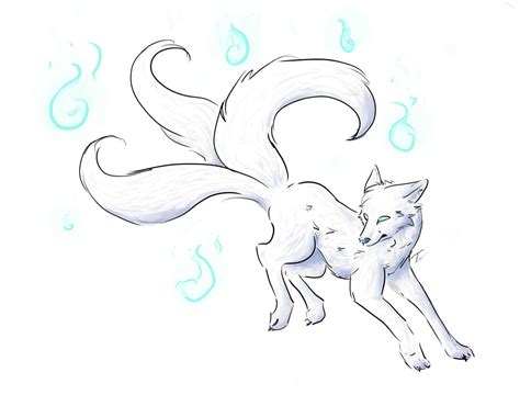 Kitsune sketch by Technotiik on DeviantArt