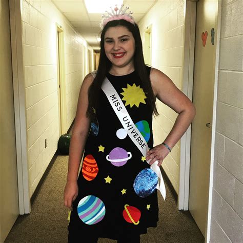 Miss Universe Halloween Costume | Teacher halloween costumes, Diy halloween costumes, Space ...