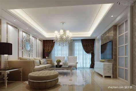 Gypsum Board Ceiling Luxury Living Room | Ceiling design, False ceiling ...