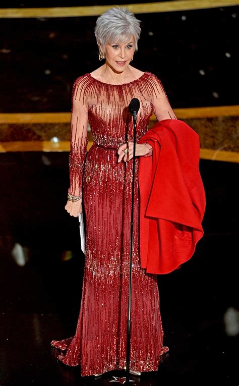 Jane Fonda's Oscars Look Proves a Good Dress Shouldn't Be Worn Once - E ...