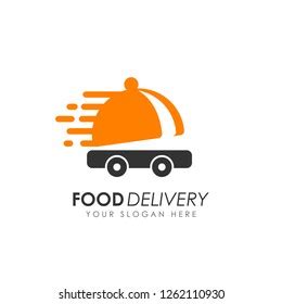 Food Delivery Logo Design Template 库存矢量图（免版税）1262110930 | Shutterstock