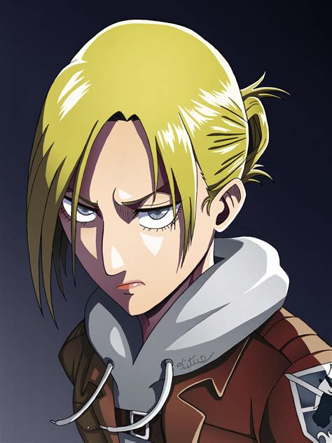 [OC] Annie Leonhart fanart : r/ShingekiNoKyojin