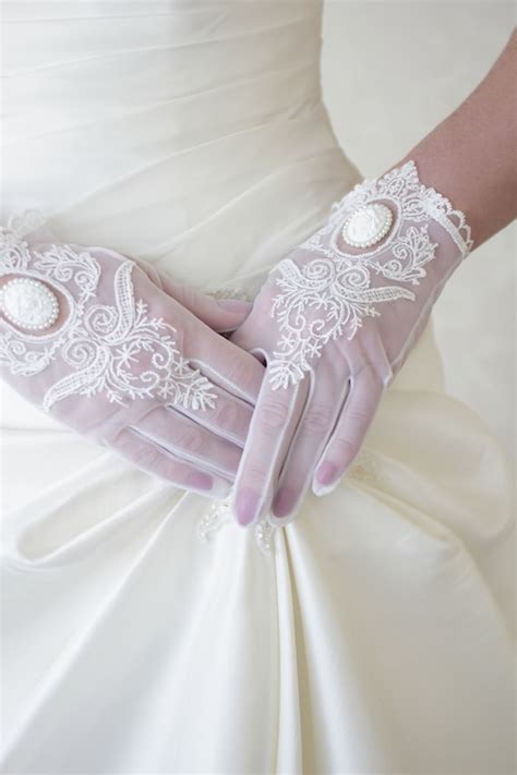 Wedding Lace Gloves French Lace Gloves Bridal Lace Gloves | Etsy