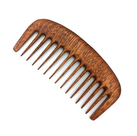 Wide Tooth Redwood Comb / Wooden Hair Comb / Wooden Comb / - Etsy