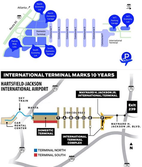 Navigating The Hub: A Comprehensive Guide To The Atlanta Airport Terminal Map - Texas Fault ...