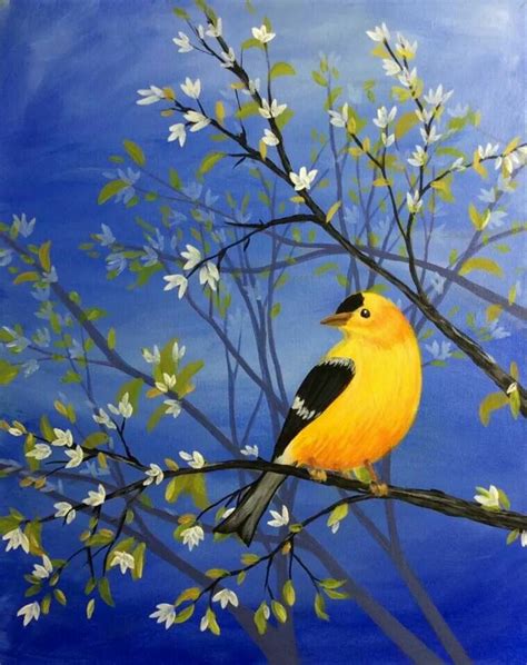 Yellow bird | Art painting, Cubism art, Canvas painting