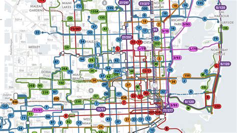 Public Transport Miami Map - Transport Informations Lane