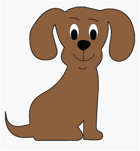 Cartoon Brown Dog Png, Transparent Png - kindpng