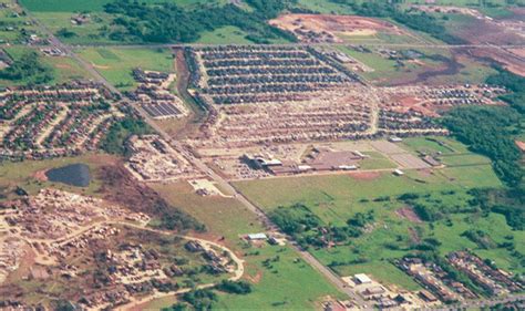 The path of destruction left by an F5 Tornado in Moore, OK on May 3rd, 1999 : pics