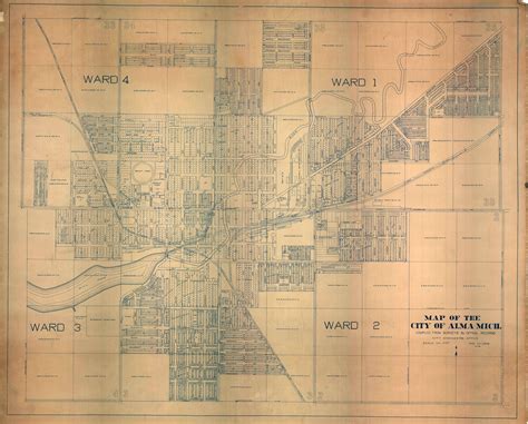 map of alma, mi 1918 : r/Michigan