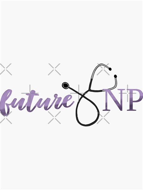 "Future Nurse Practitioner Sticker" Sticker for Sale by starshiney | Redbubble