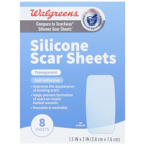 Silicone scar sheets - yardladeg