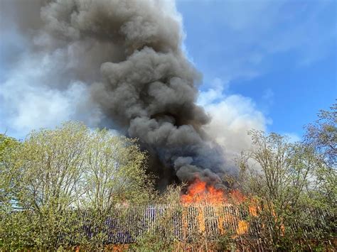 GALLERY: Huge smoke plume from Willenhall recycling fire seen across the Black Country | Express ...