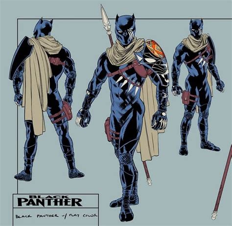 A Better Look At Marvel's New Costume Design For The Black Panther