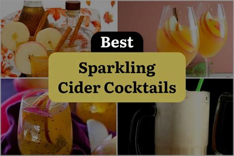 22 Sparkling Cider Cocktails that Will Fizz up Your Next Party! | DineWithDrinks