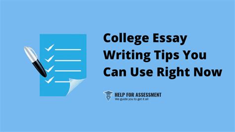 8 College Essay Writing Tips For A Great Admission Paper