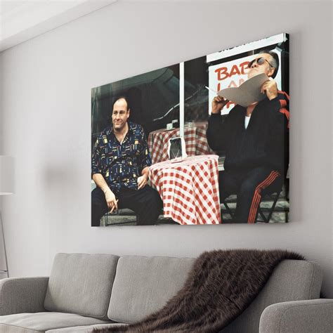 The Sopranos Tony Soprano Paulie Walnuts Digital Oil Painting Canvas Wall Print | eBay