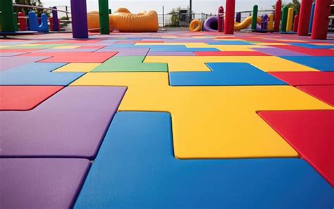 Premium Photo | Playground Safety Durable Rubber Mats