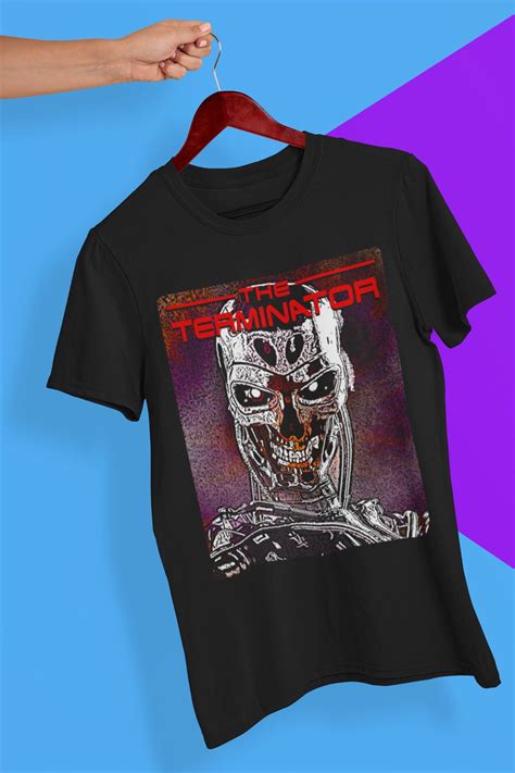 The Terminator Soft T-Shirt, Terminator Movie Poster Shirt sold by Tom ...