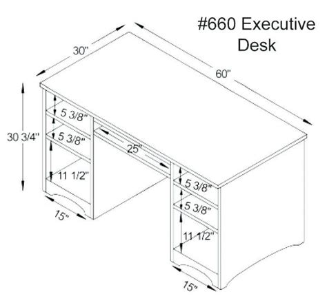 office-desk-dimensions-standard-top-delectable-typical-height-executive ...