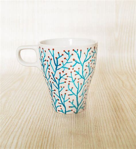 How to Paint on Mugs | Painted mugs, Mugs, Cheap diy wall art