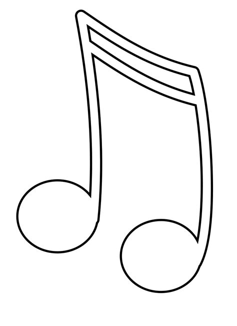 Musical Symbols Coloring Pages Printables