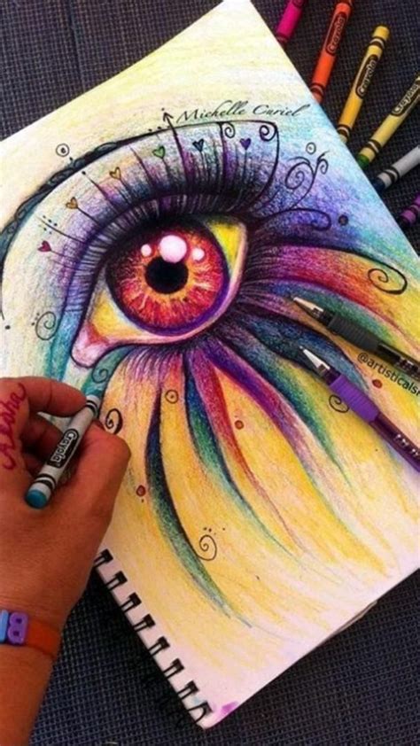 Colour pencil drawing – Artofit