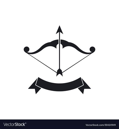 Archer logo icon Royalty Free Vector Image - VectorStock