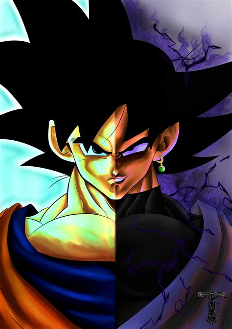 Goku And Goku Black Fan Art