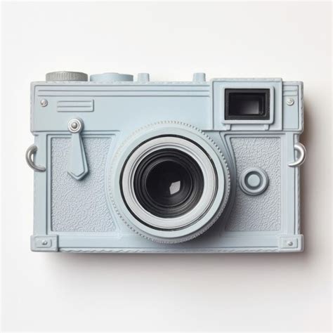 Premium AI Image | a blue and white camera with the word canon on it.