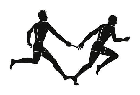 Relay Race Stock Illustration - Download Image Now - Relay, Relay Baton, Running - iStock