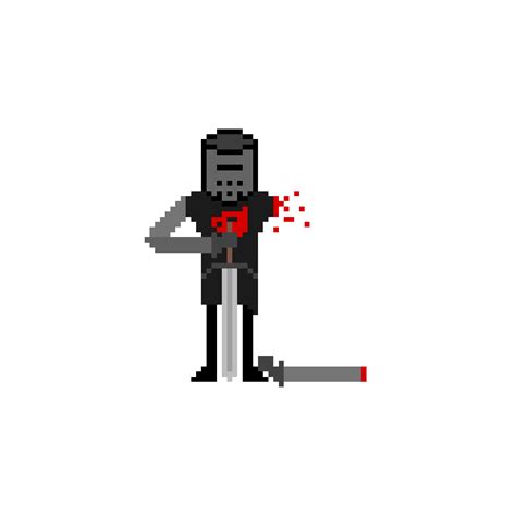 Pixilart - The black knight (Monty Python) by Baron-7D6