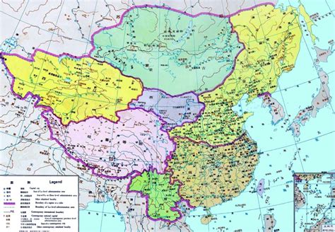 History Of China Map - China Map Tourist Destinations