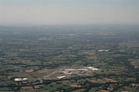 Former Samlesbury Aerodrome: aerial 2018... © Chris cc-by-sa/2.0 ...