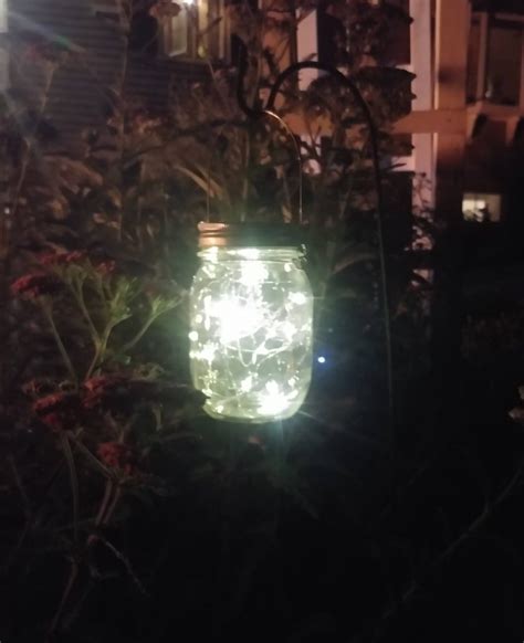 Hanging Solar Mason Jar Lights: Dollar Tree DIY Craft Idea - Joyfully ...