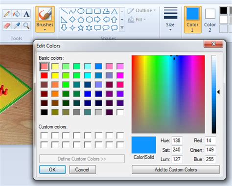 How to get html color code from an image using MS Paint - Deepu Mohan Puthrote
